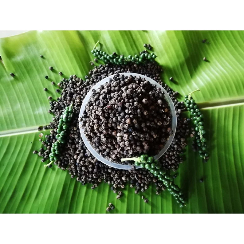 Premium Organic Ceylon Black Pepper - 100% Pure Sri Lankan Piperine - The King of Spices