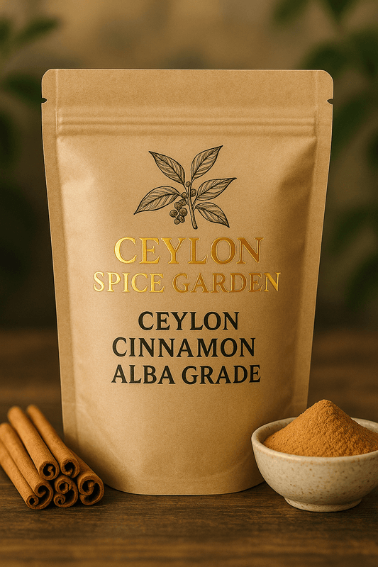 Premium Ceylon Cinnamon Alba Grade - Finest Sri Lankan True Cinnamon Quills - Ceylon Spice Garden