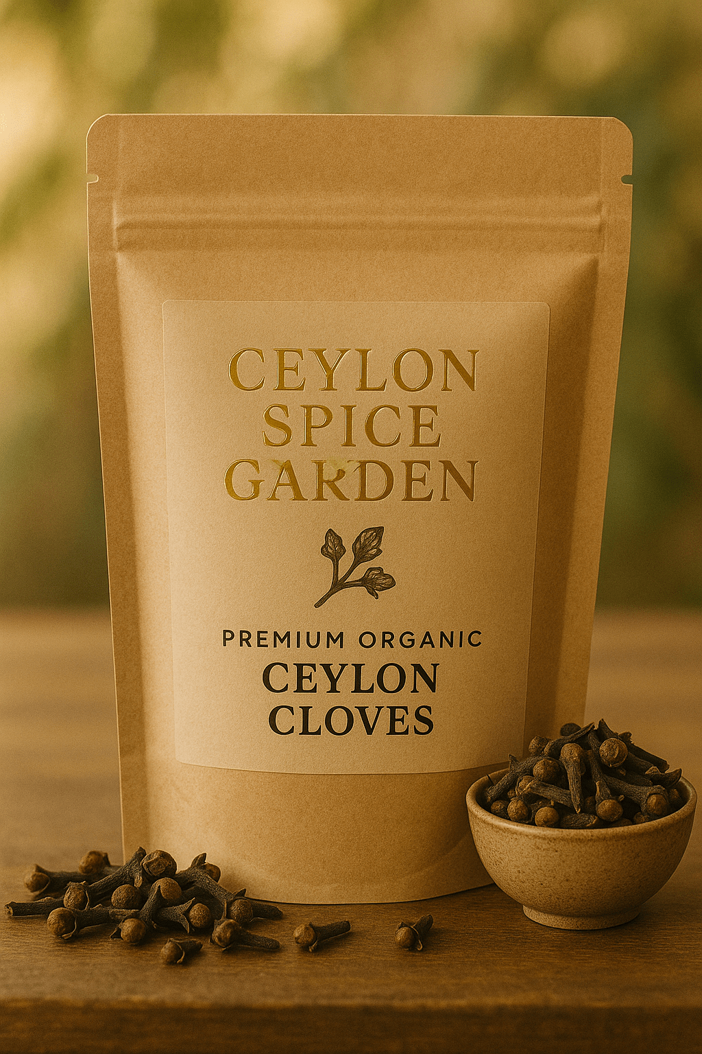 Premium Organic Ceylon Cloves - 100% Pure Sri Lankan Aromatic Spice - The Flower of Spices - Ceylon Spice Garden