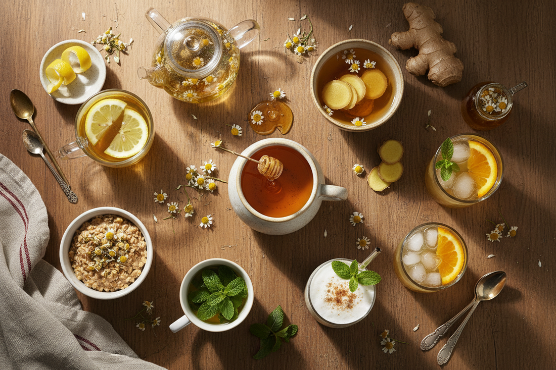 9 Chamomile Tea Recipes: Honey, Lemon, Ginger, Mint, Milk & Iced Tea