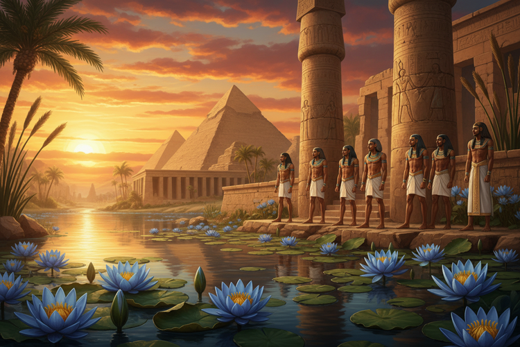 Blue Lotus in Ancient Egypt: The Sacred Flower of the Pharaohs – Ceylon ...