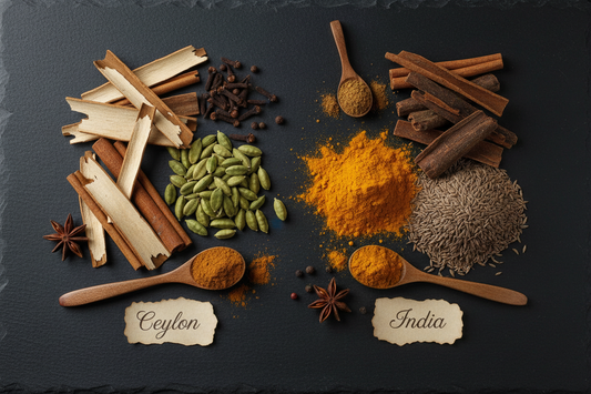 Ceylon Spices vs Indian Spices: How to Compare Origin, Variety & Flavor