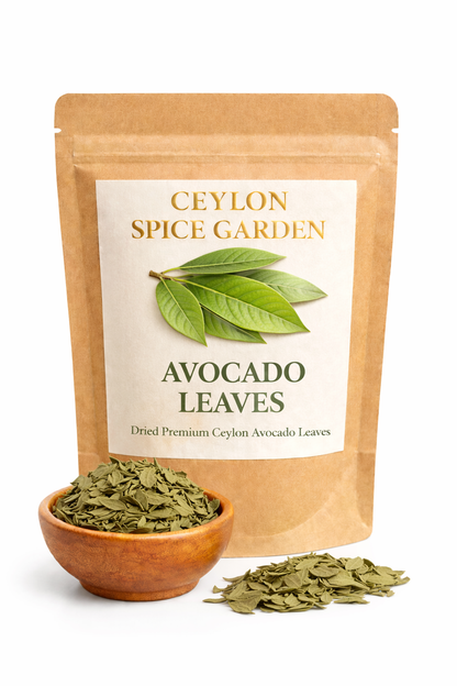 Avocado Leaves Dried - Organic Ceylon | Ceylon Spice Garden