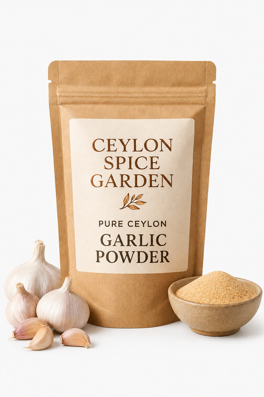 Ceylon Garlic Powder - Pure Sri Lankan Garlic, No Additives