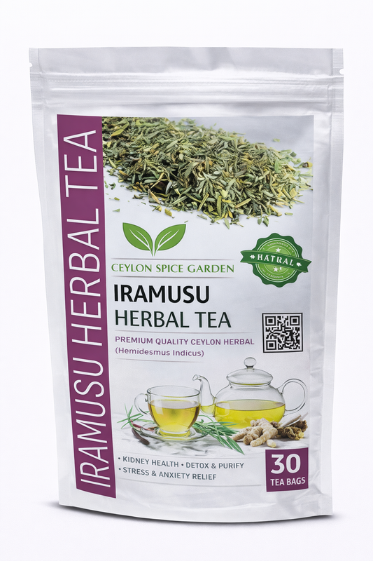 Iramusu Herbal Tea (Hemidesmus indicus) — Body Cooling, 30 Bags