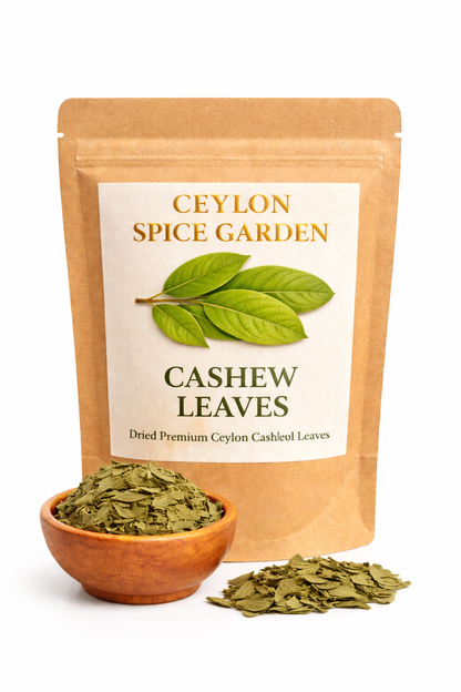 Premium Ceylon Cashew Leaves (Anacardium occidentale) - Nature's Anti-Diabetic and Oral Health Guardian