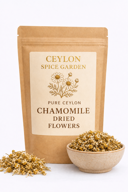 Premium Chamomile Dried Flowers – Natural Herbal Tea for Calm & Relaxation