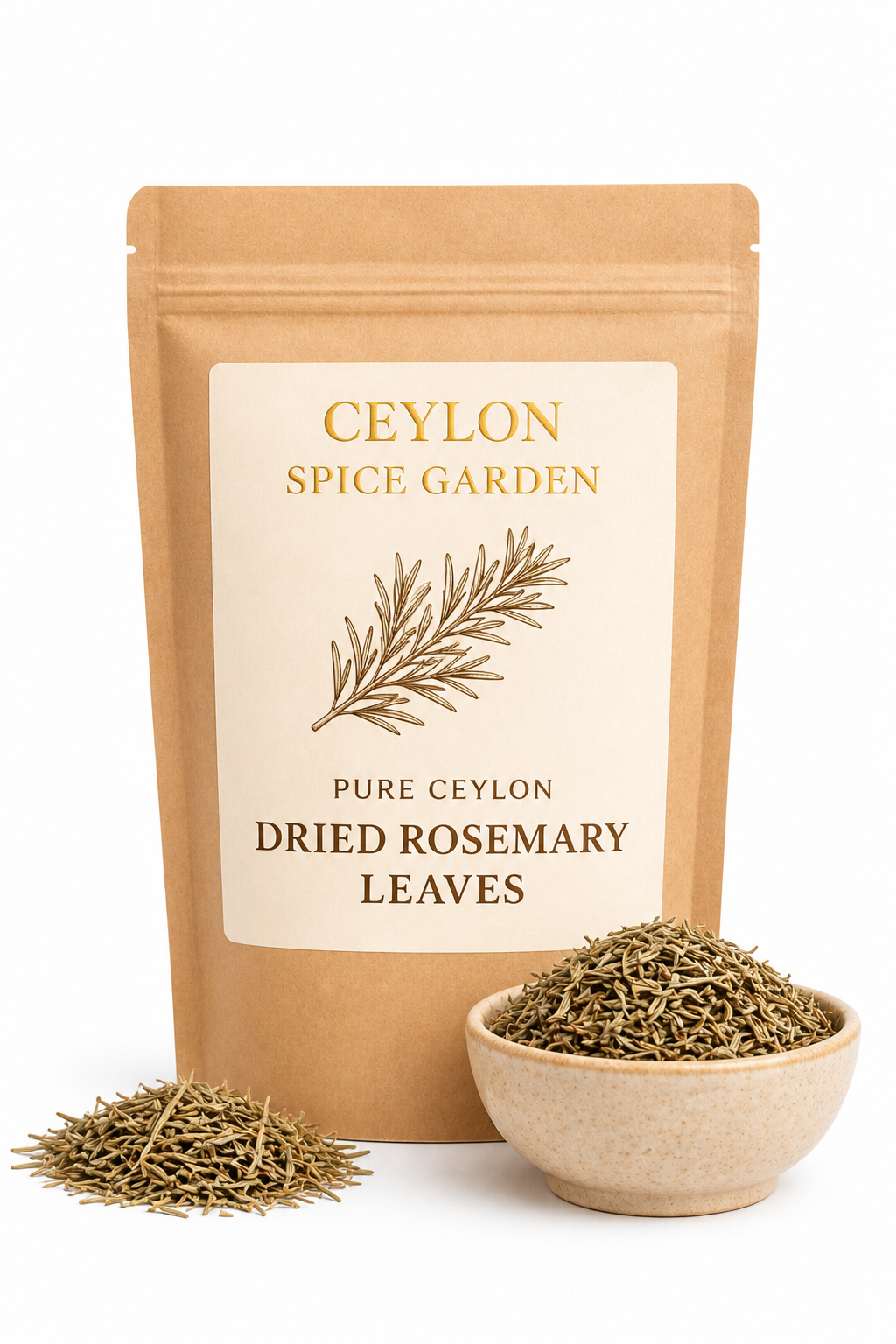 Ceylon Dried Rosemary Leaves – Premium Culinary Herb