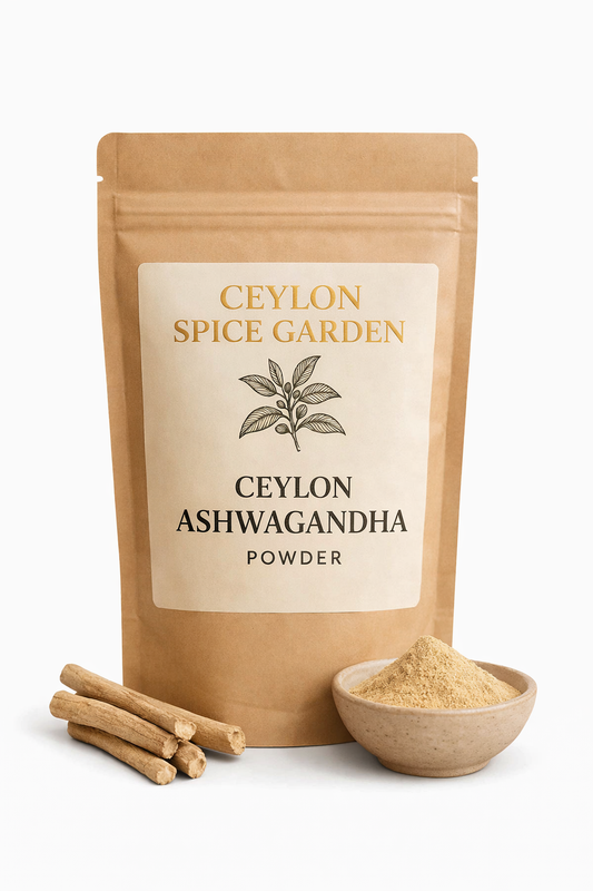 Premium Ceylon Ashwagandha Powder - Authentic Sri Lankan Withania Somnifera