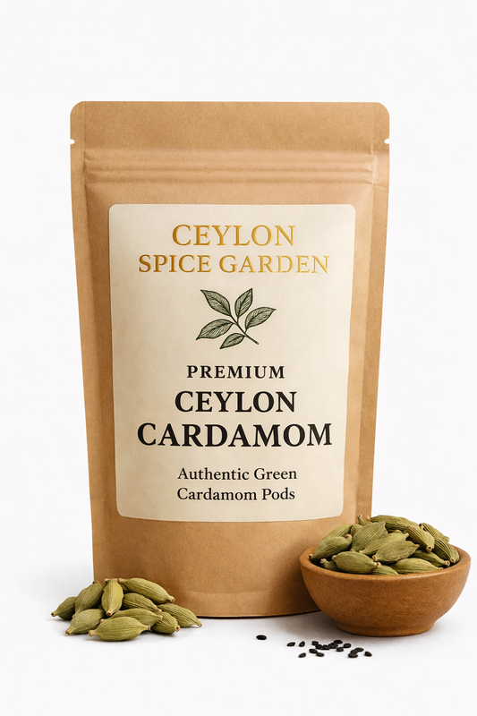 Premium Ceylon Cardamom from Sri Lanka - Authentic Green Cardamom Pods