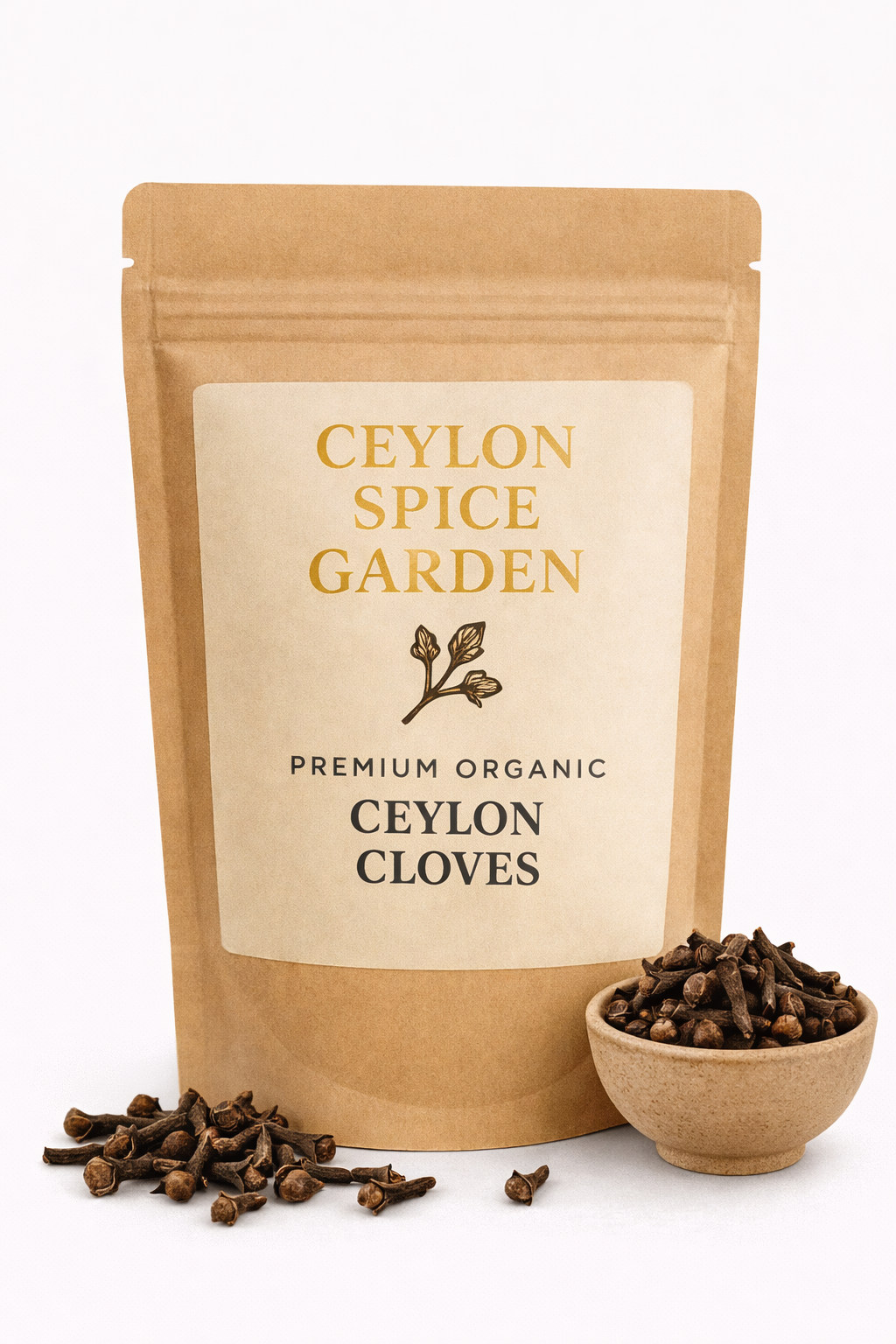 Premium Organic Ceylon Cloves - 100% Pure Sri Lankan Aromatic Spice - The Flower of Spices