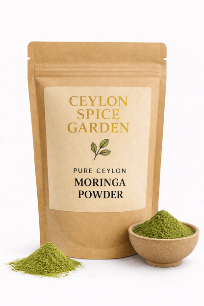 Premium Organic Ceylon Moringa Powder - 100% Pure Sri Lankan Superfood - The Miracle Tree