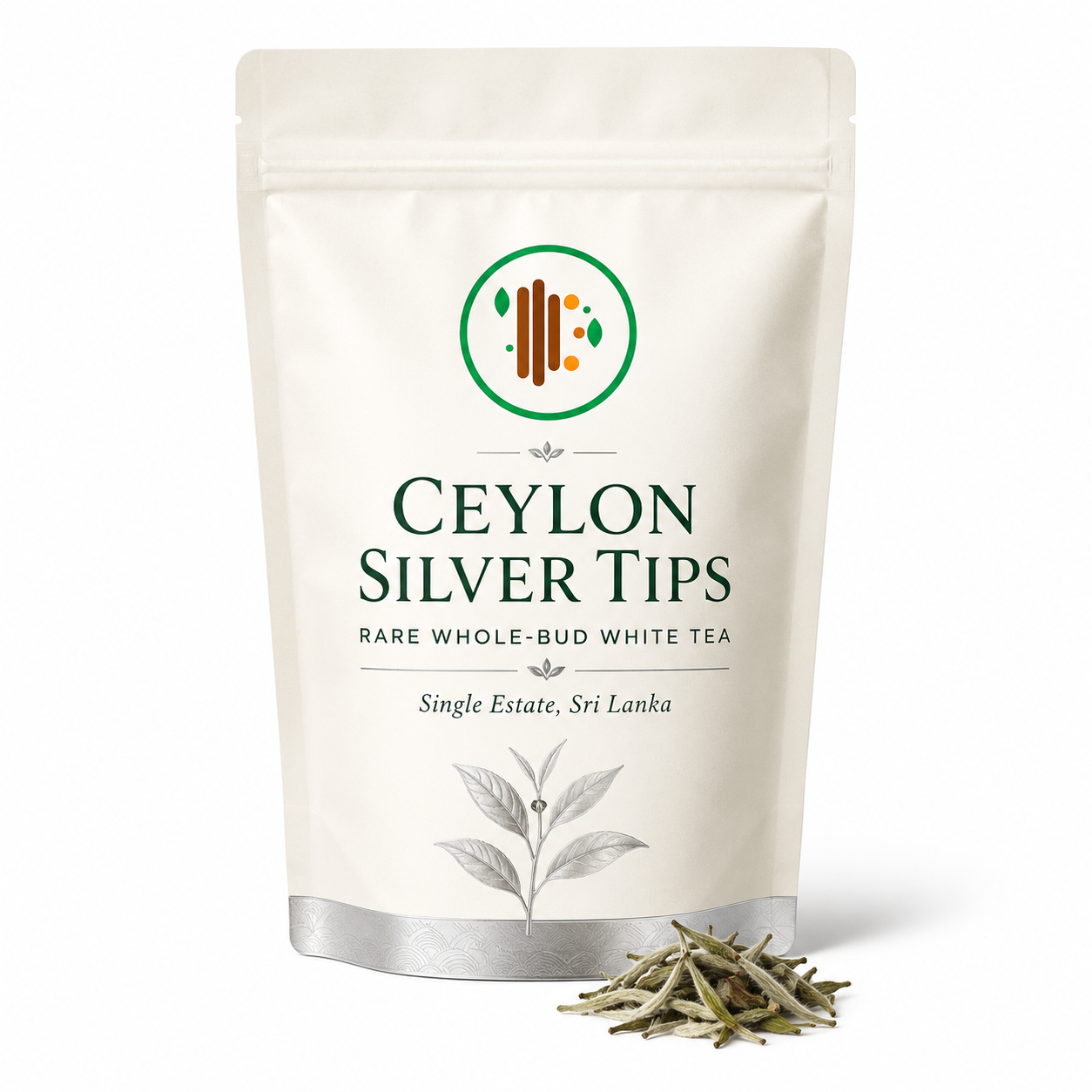 Ceylon Silver Tips — Rare Whole-Bud White Tea (Single Estate, Sri Lanka)