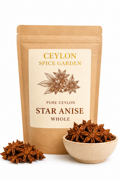 Ceylon Star Anise Whole – Premium Dried Star Anise Pods