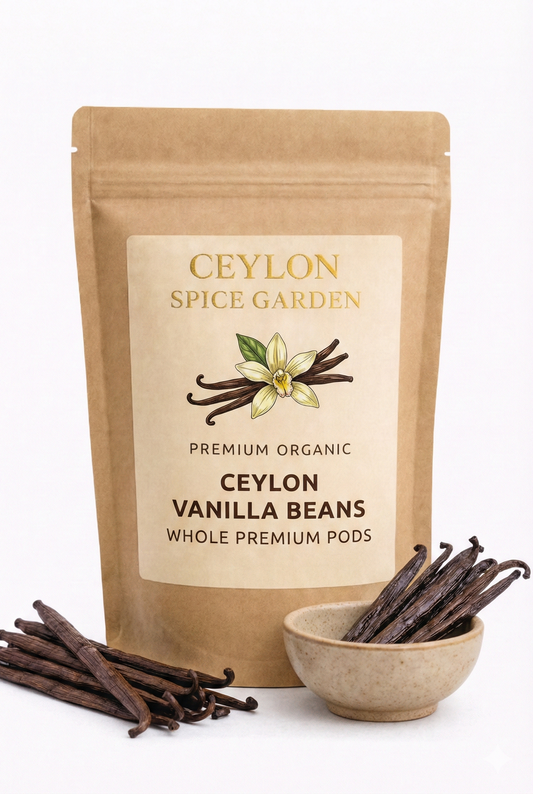 Premium Ceylon Vanilla Beans A+ Grade - Gourmet Vanilla Planifolia